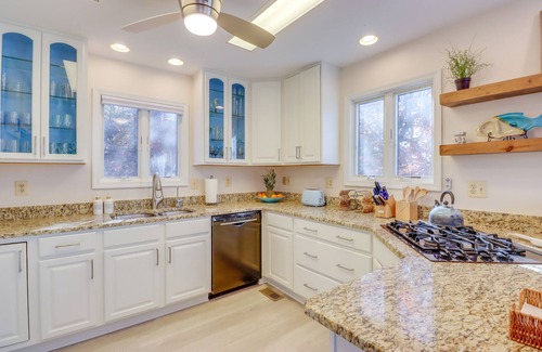 Chesapeake Ranch Estates-Drum Point House | Waterfront Lusby Retreat w/Deep-Water Dock & Slip