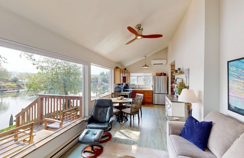 Nehalem House | Waterfront Oasis on the Nehalem River with Free WiFi & Dock - Dog Friendly