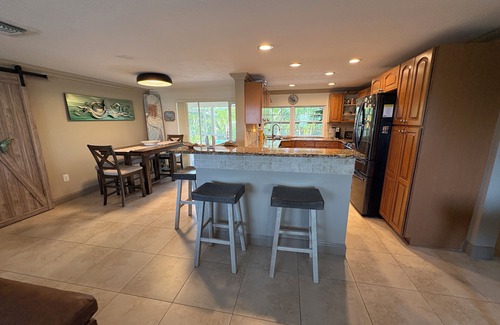 Laurel House | Waterfront Property with dock. Private and stunning backyard, bring your boat!