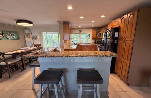 Laurel House | Waterfront Property with dock. Private and stunning backyard, bring your boat!