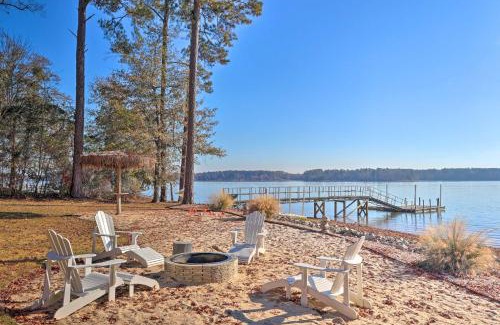 Leesville House | Waterfront Retreat with Dock and Deck on Lake Murray!