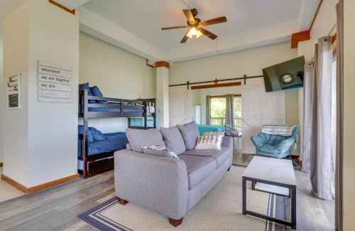 Spicewood House | Waterfront Spicewood Home Deck, Fire Pit and Grill