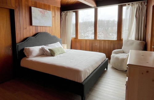 Mcafee Villa | Waterfront villa w pool, hot tub, huge backyard