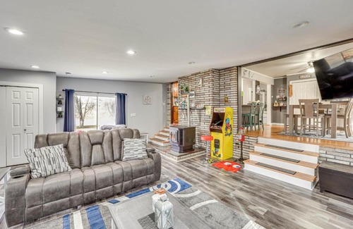Wallkill House | Waterfront Wallkill Duplex Home with Fire Pits!