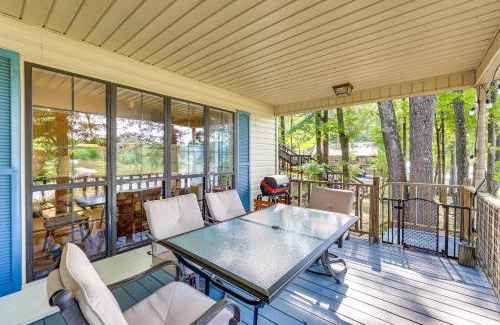 Athens House | Waterfront Wheeler Lake Home with Furnished Deck