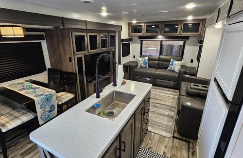 Port Bolivar House | Waterside RV – Sport Trek Bumper Pull - Sleeps 4