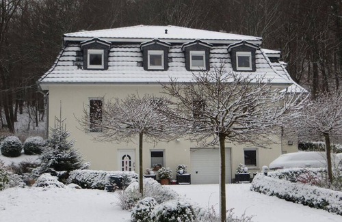 Bad Suderode Apartment | Weißes Haus am Kurpark, Fewo Gartenblick