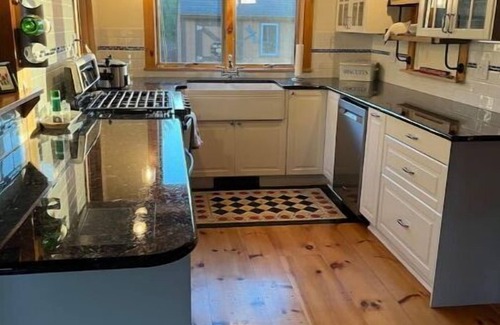 Twin Mountain Cabin | Welcome to “The Tulip” Riverfront Post & Beam