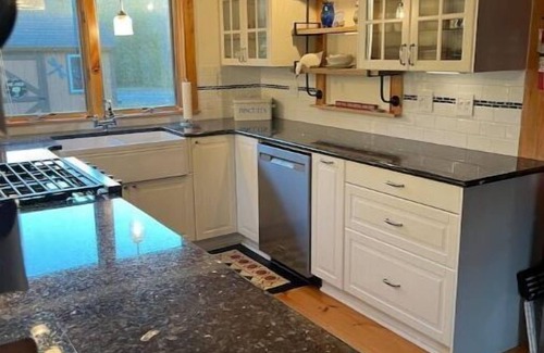 Twin Mountain Cabin | Welcome to “The Tulip” Riverfront Post & Beam