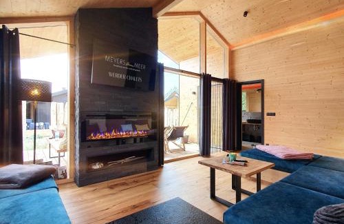 Boiensdorf House | Werder Chalet - GROßES SONNENDECK - Strand 150m I Sauna I eKamin I bis 8 Pers I Meerblick I by "Meyers am Meer"