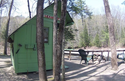 Warren Cabin | White Mountain Riverside lean to/tent site