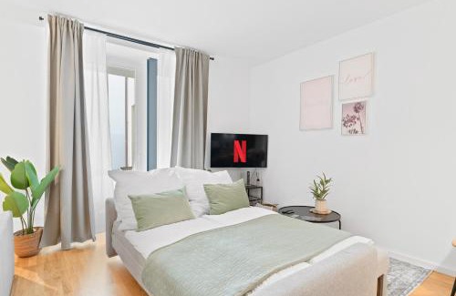 Neckarsulm Apartment | WHONAP - PINK LION I Parkplatz I Zentral I Terrasse I Küche I Business