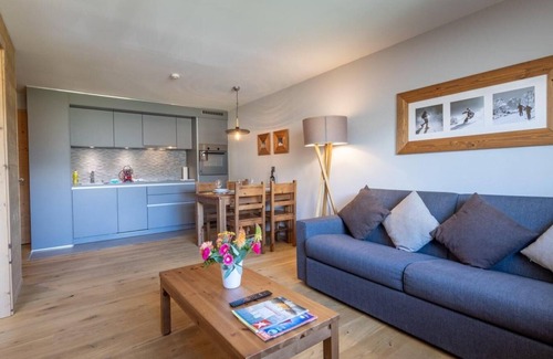 Vercorin Apartment | Wifi, 250m from shops, sauna, hammam, tv, ski locker, 37m², Vercorin