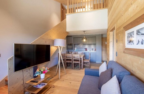 Vercorin Apartment | Wifi, 250m from shops, sauna, hammam, tv, ski locker, 67m², Vercorin