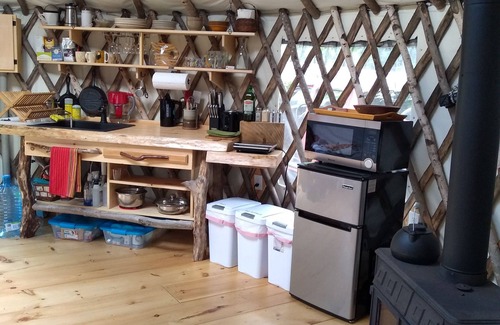 Dresden Cabin | Wild Acres Yurt on 36 acres bordering 800 acres of perserve with a 300 acre pond