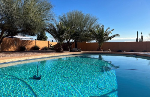 Fountain Hills House | Winter getaway, come escape with a pool!