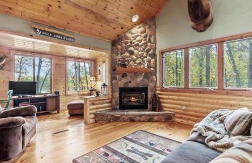 Crosslake House | Winter Hideaway Lakeside Cabin Snowmobile