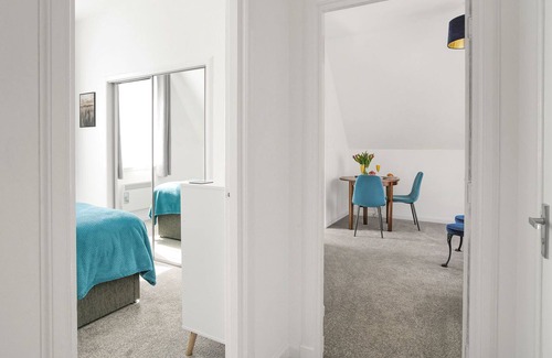 Alloa Apartment | With views of the Ochils beyond the high street