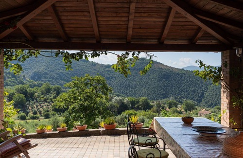 Salisano Villa | Wonderful private villa for 8 people with private pool, WIFI, TV, patio and parking