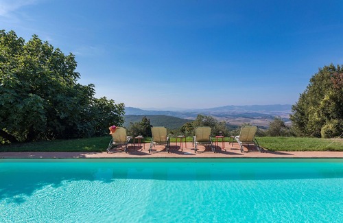 Gambassi Terme Villa | Wonderful private villa with WIFI, private pool, TV and panoramic view, close to San Gimignano