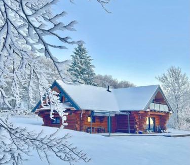Yssingeaux Ski Chalet | Wood log chalet