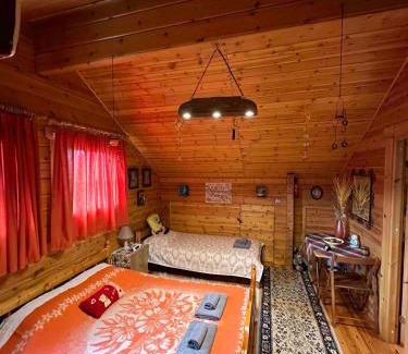 Dirfys-Messapia Ski Chalet | Wooden cottage with private pool near to sea