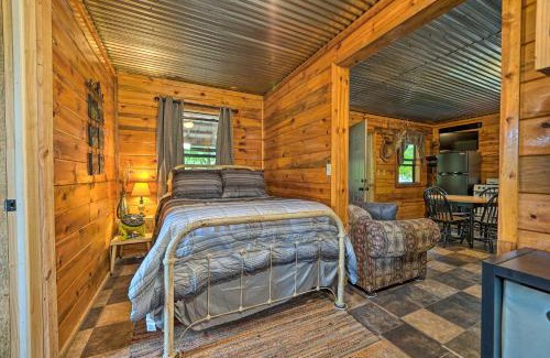 Golden House | Wright City Cabin with Fire Pit and Forest Views!