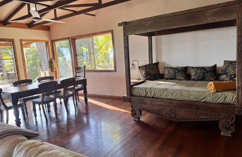 Mowbray House | WYBALENA Entire Private Home, Ocean and valley views Tropical Oasis Pool Garden