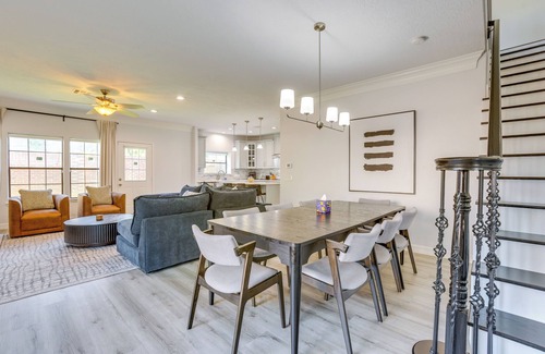 Greater Fondren Southwest Condo | Yard & Workspaces: Luxe Duplex Unit in Houston