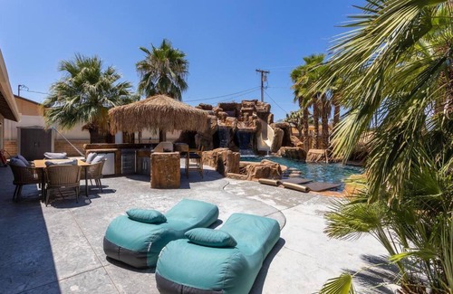 Yucca Valley Villa | Your Own Personal Waterpark! Tiki Hidden Paradise