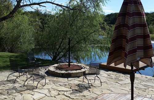 Fittstown Cabin | Your own private lakefront log cabin on a 1155 acre ranch.