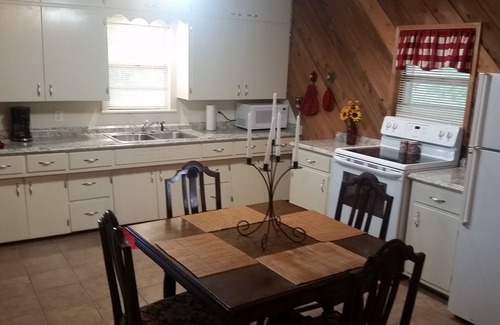 Fittstown House | Your own private log cabin on a 1155 acre ranch.