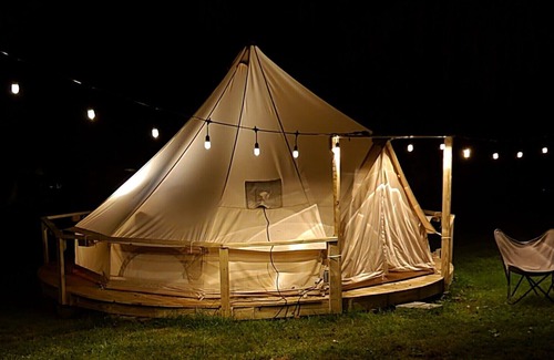 Suches RV Rental | Yurt - The Corbin (first on the left)