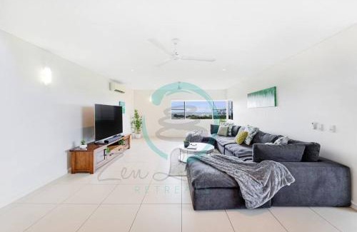 Darwin City Centre Apartment | ZEN LUXURY: 2-Story 4-BR Penthouse in Darwin City with Mindal Markets & Harbour Views