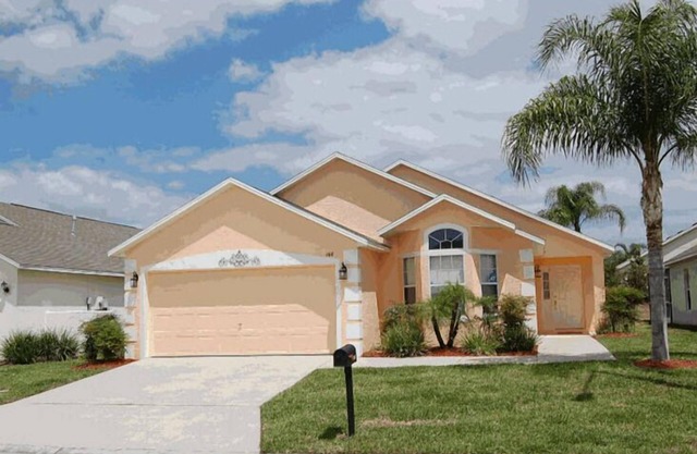 10 Min From Disney,wi-fi,netflix, gas heated private pool,2 masterbed, sleeps 8