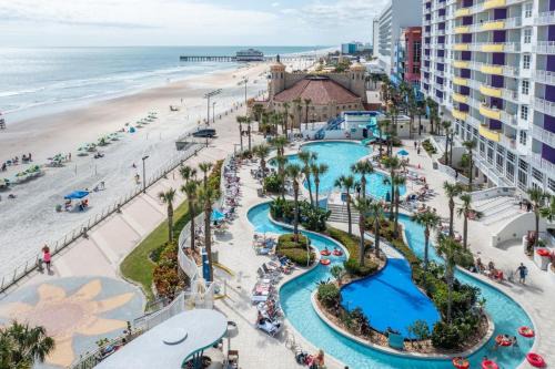10th Floor Oasis Stunning 2BR with Spacious Private Double Balcony at The Wyndahm Ocean Walk Resort
