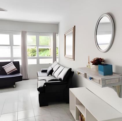 11A - Apto c/2 QUARTOS, Sala e Cozinha completa,1WC, 1 Vaga, Roupa de Cama e VIVO FIBRA