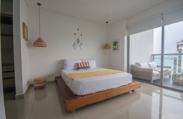 1BD Condo Amazing View-Modern APT-Luxury Building-Bocagrande