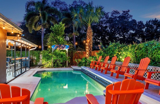 2,100sqf Villa · KING Beds · Heated Pool · Game Room · GYM · Beach 2miles