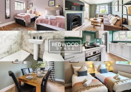 2 Bed 1 Bath House, Perfect for Corporate, Contractors & Families FREE Parking, Garden, Netflix By REDWOOD STAYS