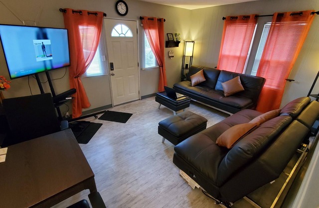 2 bedroom/1 bath entire house across from the food trucks of the Aloha mall!