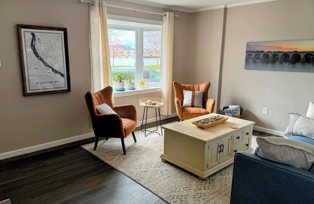 2-bedroom home along Riverfront in Serene Shipoke community of Harrisburg, PA