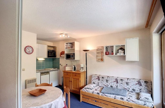 2 pièces cabine cosy 4 pers, pied des pistes, parking gratuit, Les Menuires - FR-1-178-369