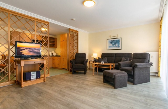 2-zimmer Ferienwohnung in Bester Strandlage mit Balkon Inkl. Saunanutzung