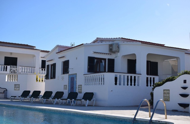 250m from the stunning sandy beach, terrace overlooking the large pool.