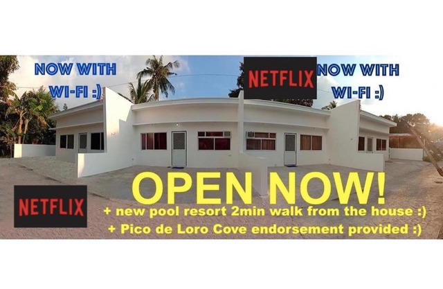 2BR townhouses good for 12pax each & NETFLIX & 100Mbps WIFI & pool resort 2min walk & 3km outside Pico de Loro Cove & Calayo Cove - with Endorsement for Pico de Loro Cove good for 7 days & Boat-Tour & Island Hopping assistance