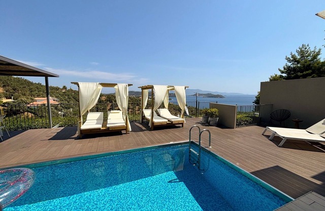 3 Br 2 Bth Superior Villa Cassiope with , Private Pool And Stunning Sea Views