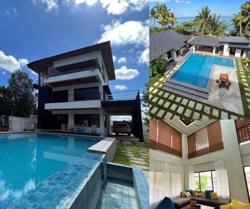 3 Storey Beachfront Villa with Pool by JCV