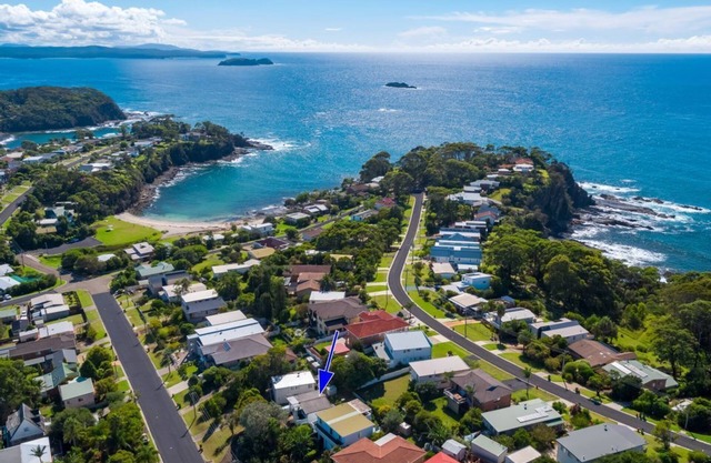 350m walk to two beautiful beaches!