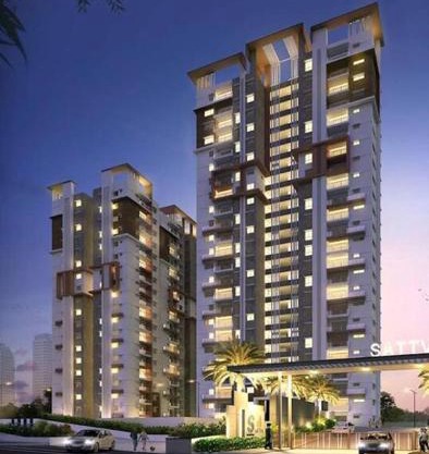 3bhk Luxury flat in hi-rise premium society